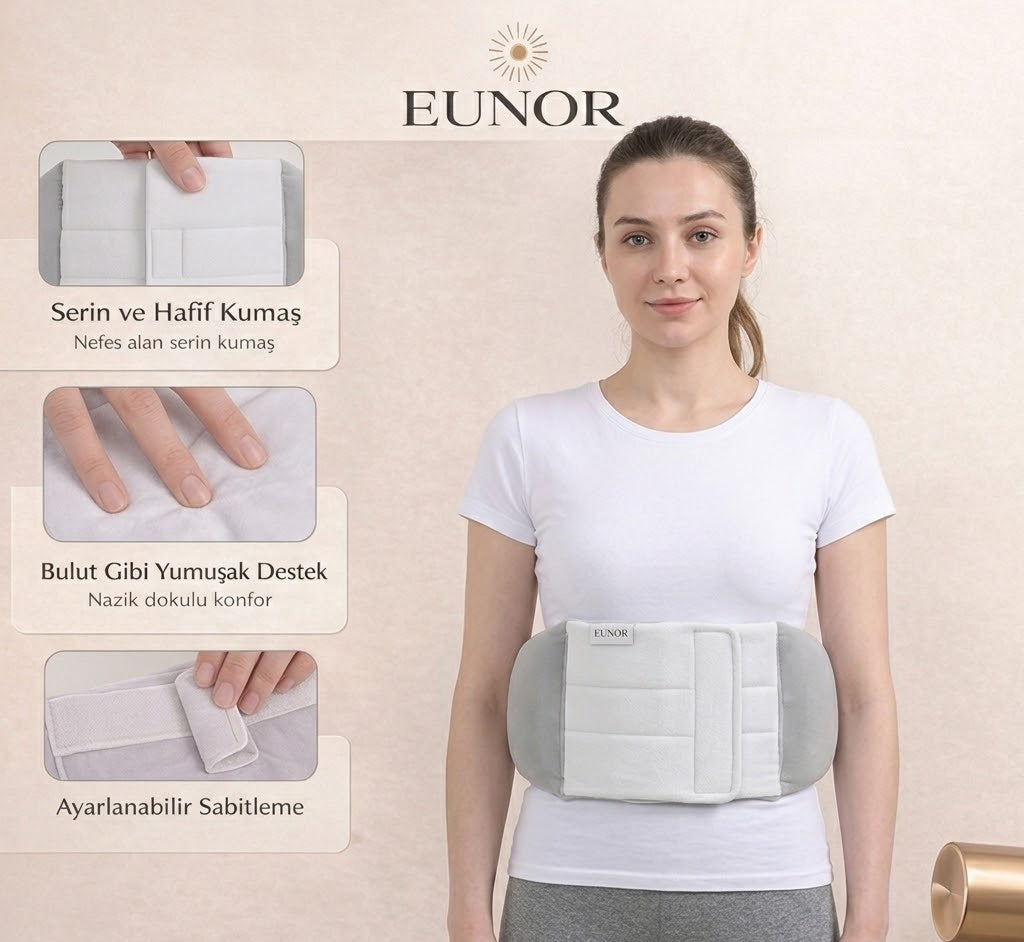 Eunor Ortopedik Uyku Bel Desteği Yastığı – Visco Bel Destek Pedi