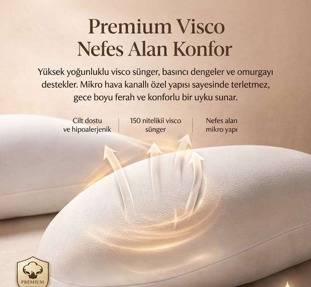 Eunor Ortopedik Uyku Bel Desteği Yastığı – Visco Bel Destek Pedi